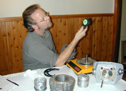 Checking cylinder bore